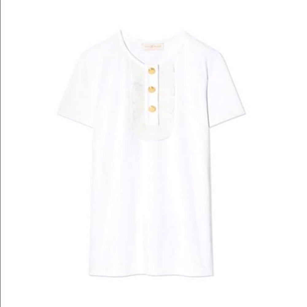 Tory Burch Ruffle Shirt